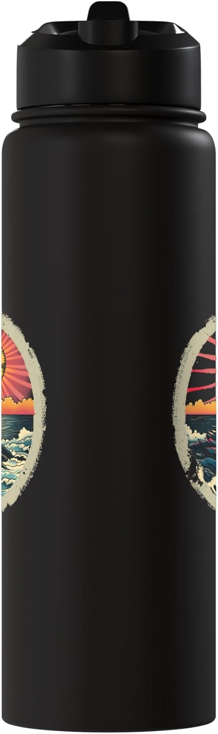 Botella de agua aislada de acero inoxidable Light House