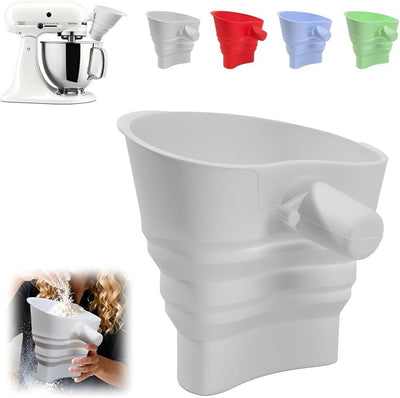 Embudo de harina de silicona para mezclador KitchenAid 5 cuartos de galón