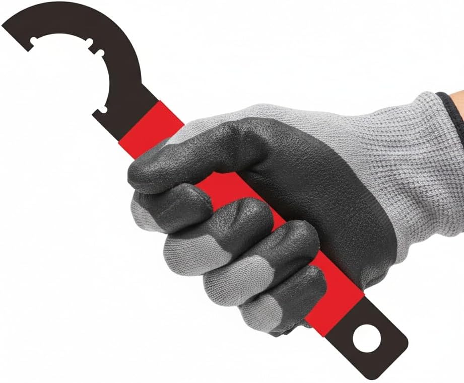 Llave inglesa agarre rojo duradera profesional bricolaje