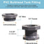 Conector PVC 1/2pulg con tapones para barriles lluvia