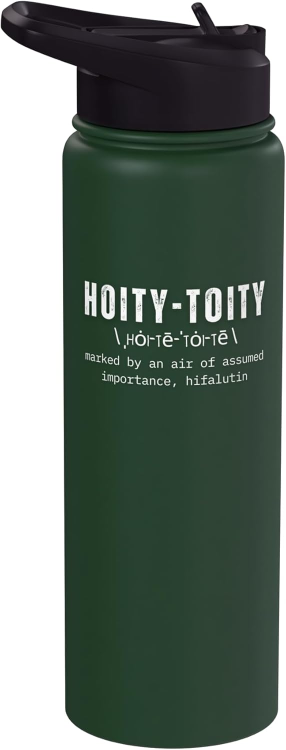 Botella de agua acero inoxidable aislada lujo silencioso