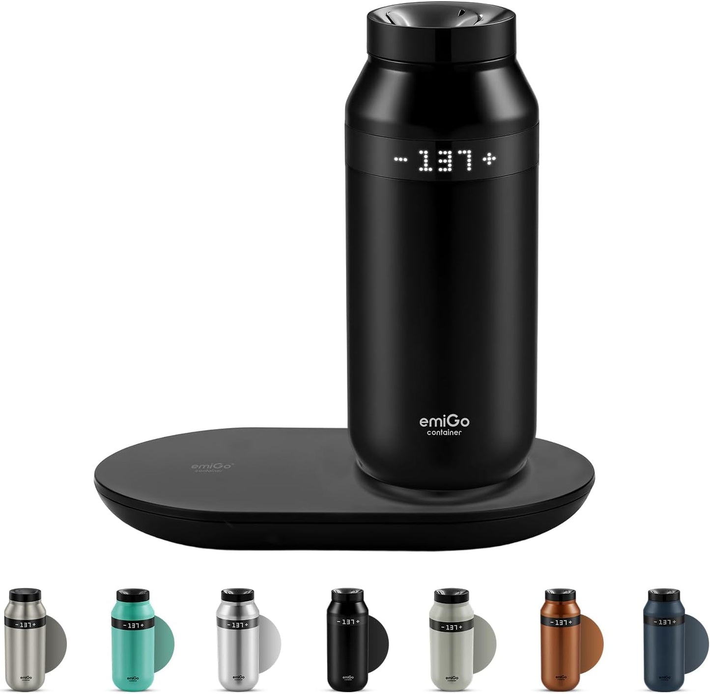 Taza café viaje control temperatura app 12oz IPX7