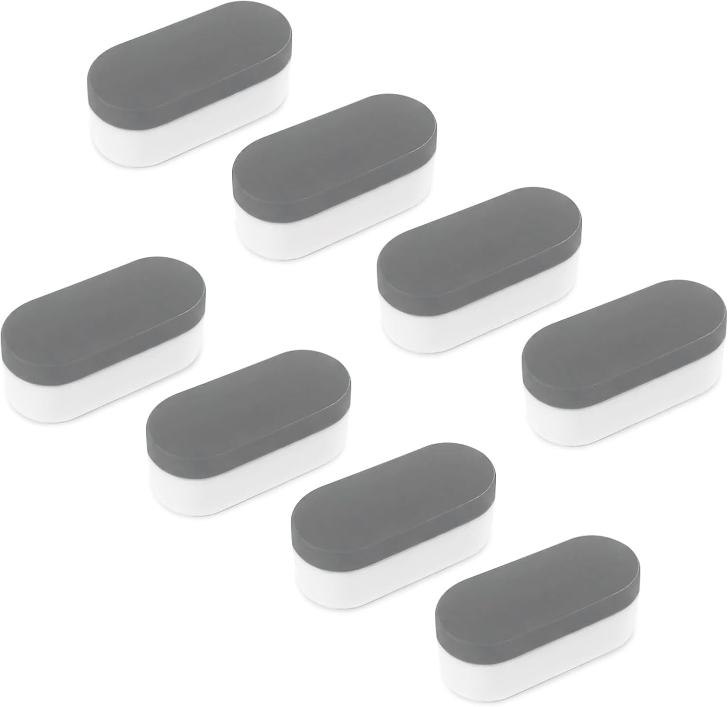 Parachoques para asiento inodoro pack 8 almohadillas comp