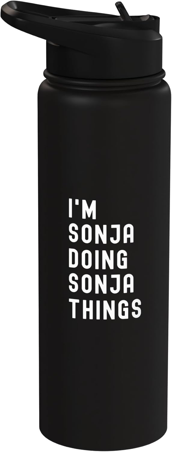 Botella agua acero inox aislada Sonja