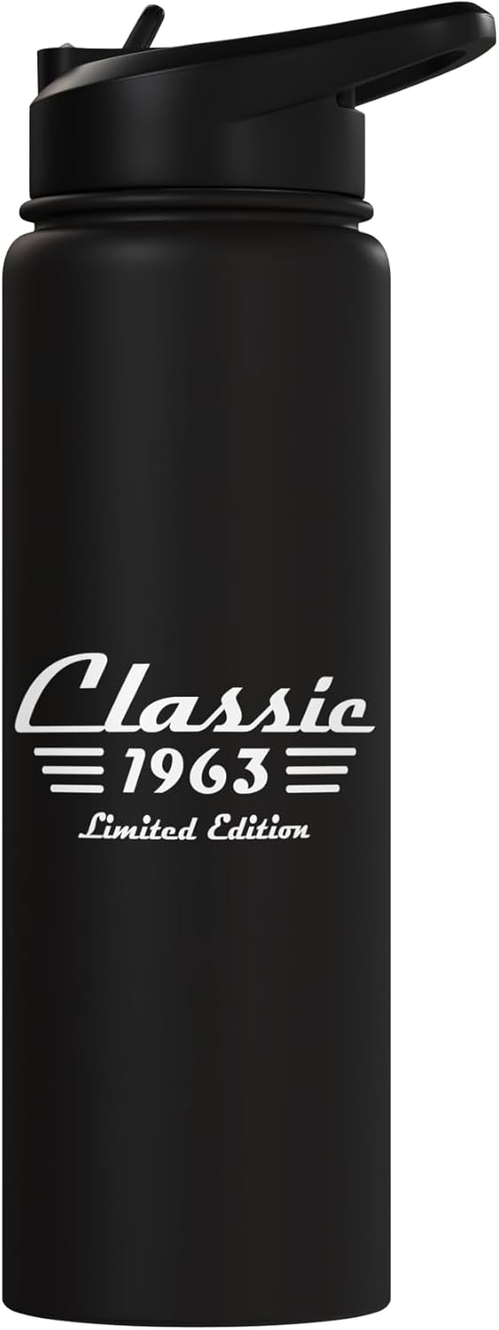 Botella de agua retro acero inoxidable para amantes de coches clásicos