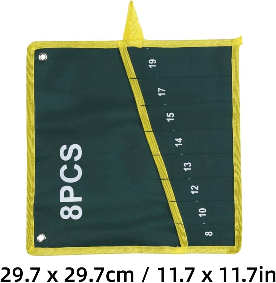 Bolsa herramientas canvas con 8 bolsillos portátil