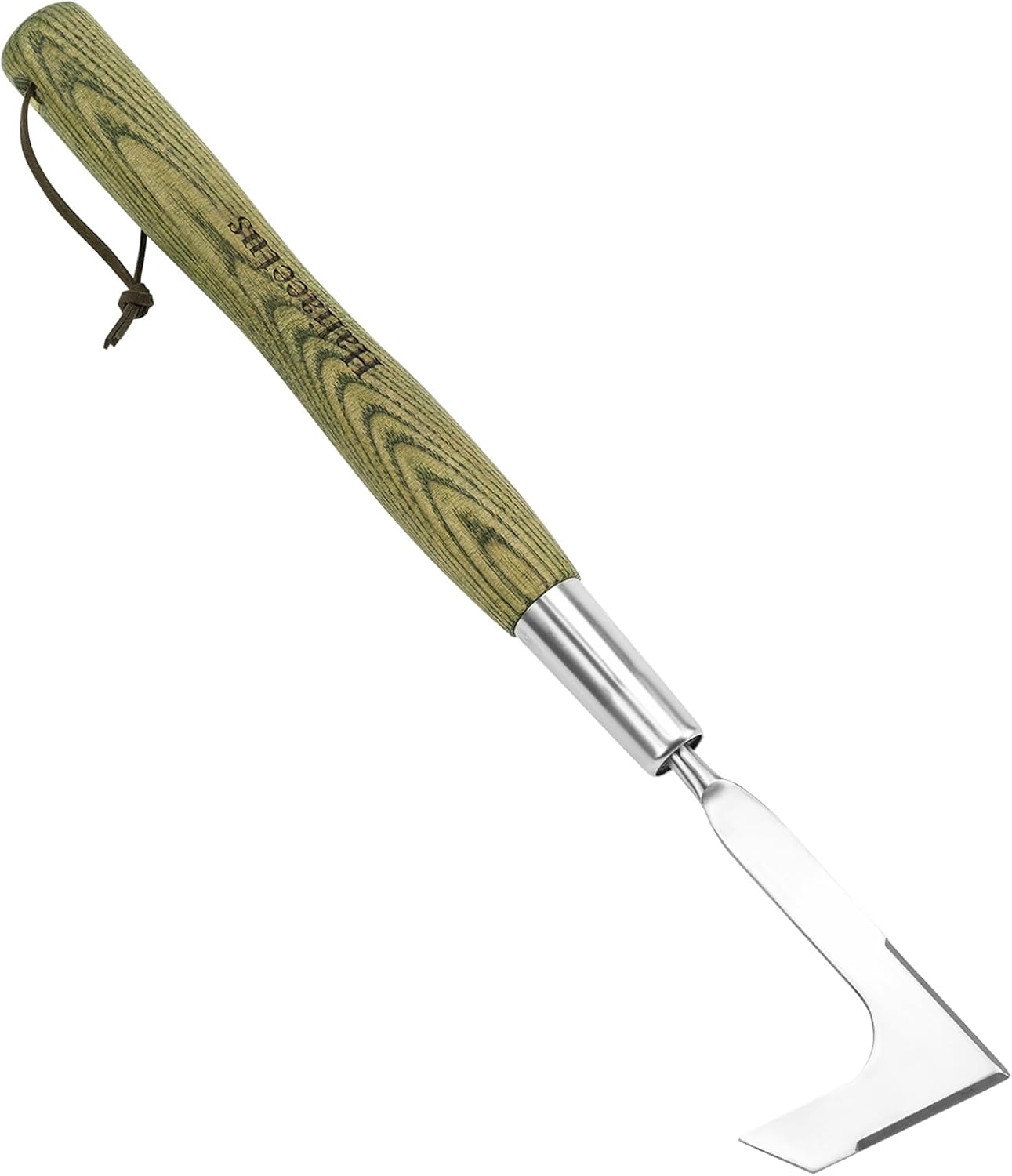 Desbrozadora grietas acero inox 17pulg mango madera