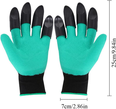 2 Pzas Guantes Jardinería con Garras para Ambas Manos