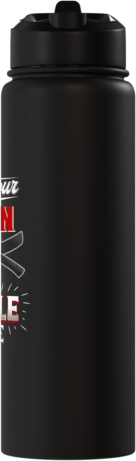 Botella de agua acero inoxidable aislada para artes marciales