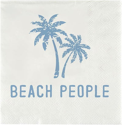 Servilletas de papel absorbentes Santa Barbara Design Studio 3 capas tamaño cóctel azul playa
