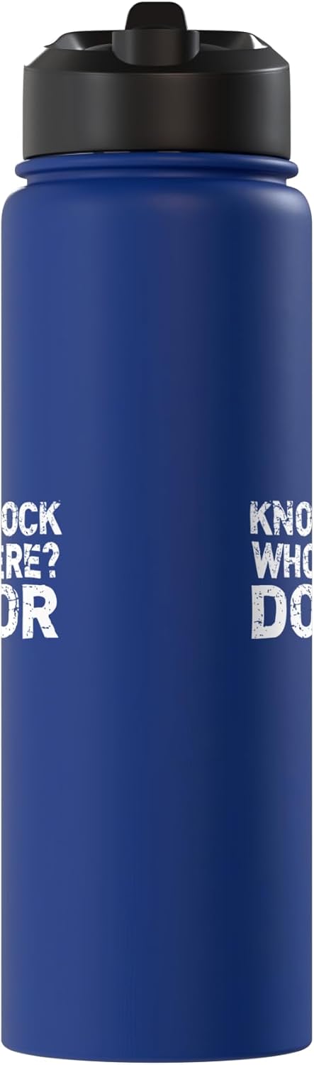 Botella de agua aislada Doctor acero inoxidable