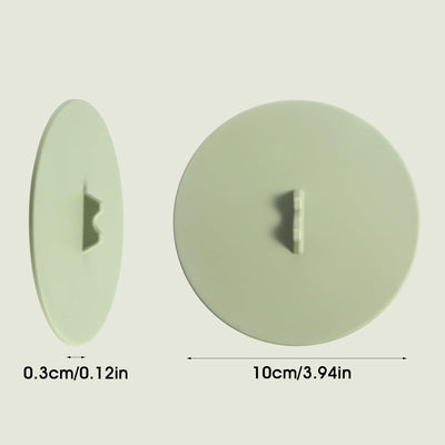 3 Tapas Silicona Tazas Cafés Reutilizables Negro Verde
