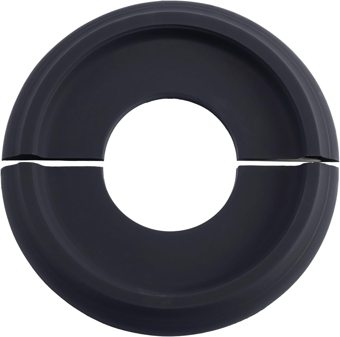 Medallón techo dividido ventilador 10pulg placa poliuretano negro