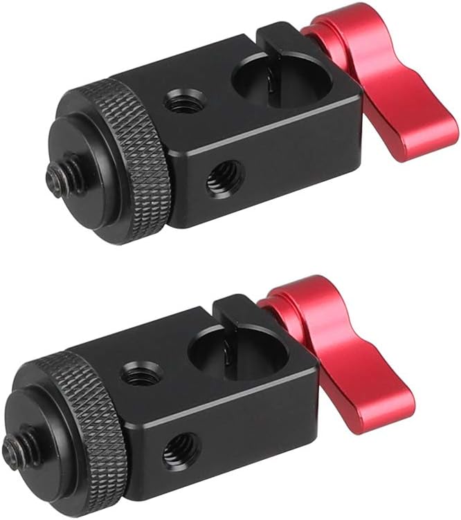 Adaptador abrazadera varilla 0.591pulg rosca 1/4-20 para LED