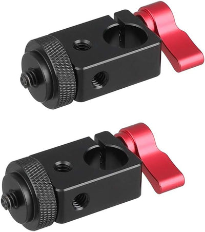 Adaptador abrazadera varilla 0.591pulg rosca 1/4-20 para LED