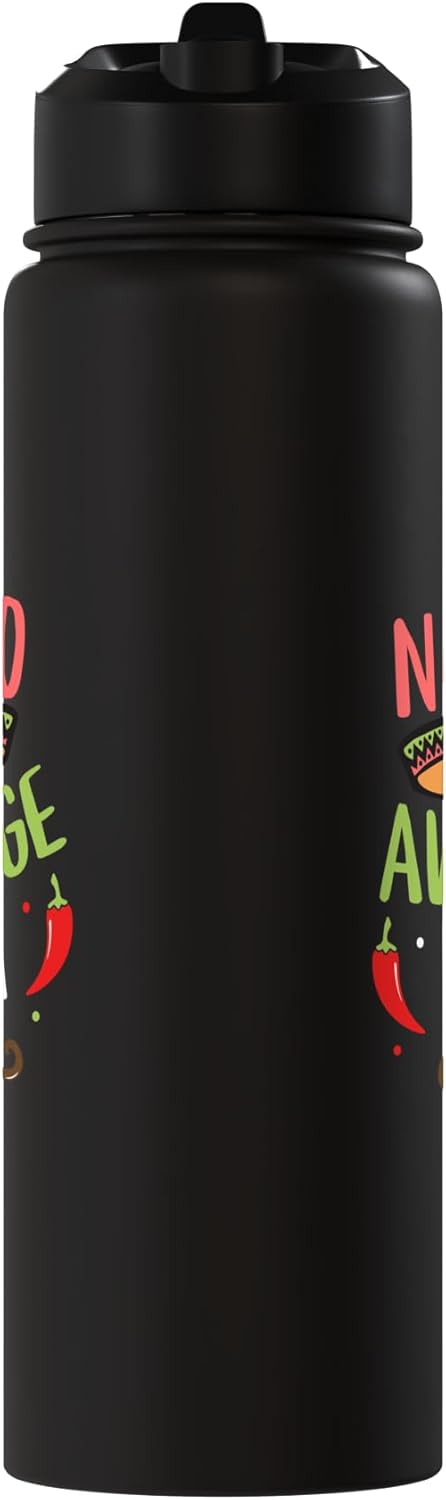 Botella de agua acero inoxidable Cinco de Mayo sin BPA