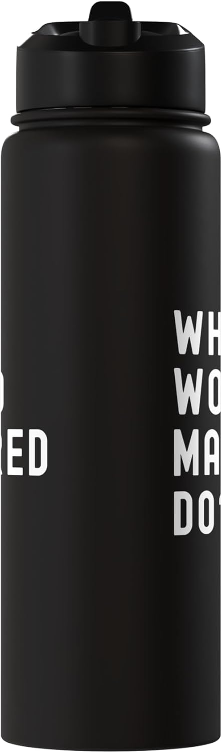 Bottella de agua aislada de acero inoxidable What Would Manfred Do
