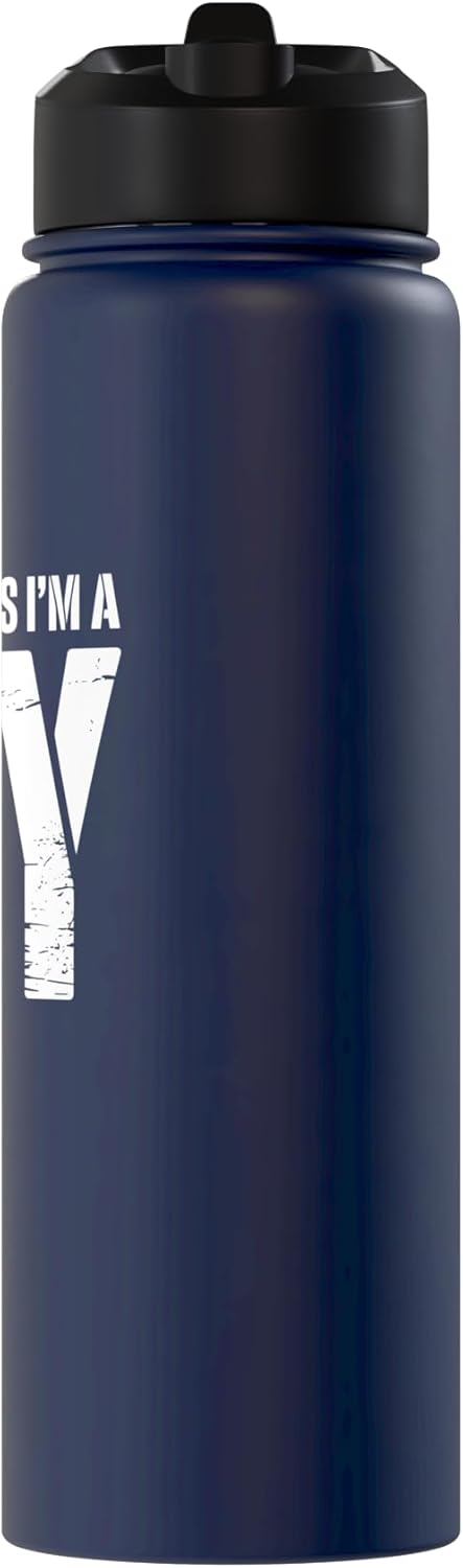 Botella térmica acero inox disfraz agente secreto
