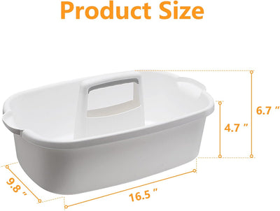 2 Pack Organizador Plástico Multiusos con Asa para Baño