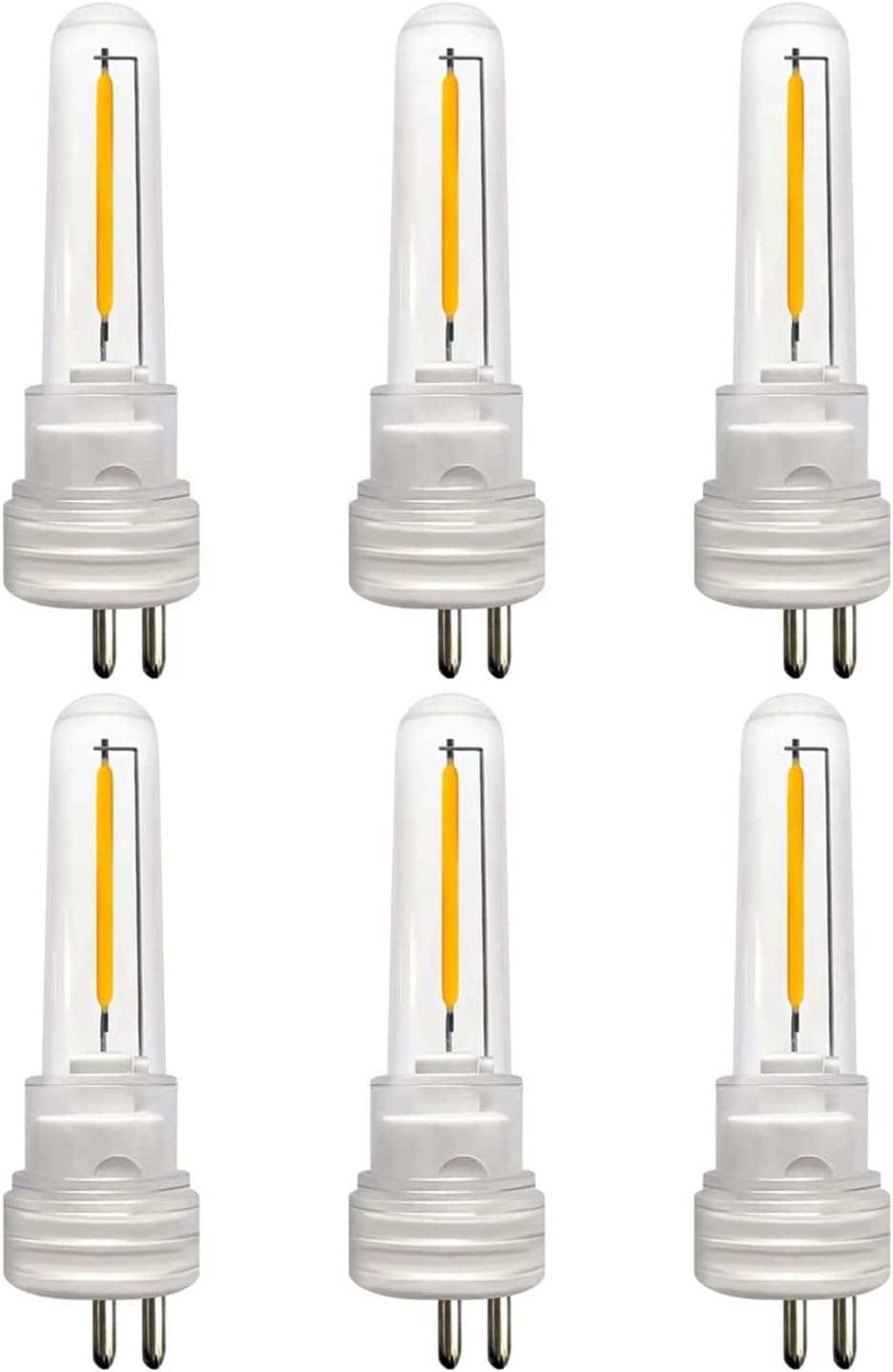6 Bombillas S14 LED Cadena Luces Exterior 1.5W