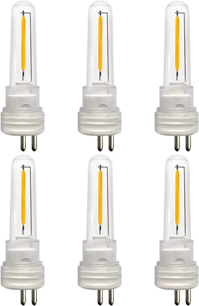 6 Bombillas S14 LED Cadena Luces Exterior 1.5W