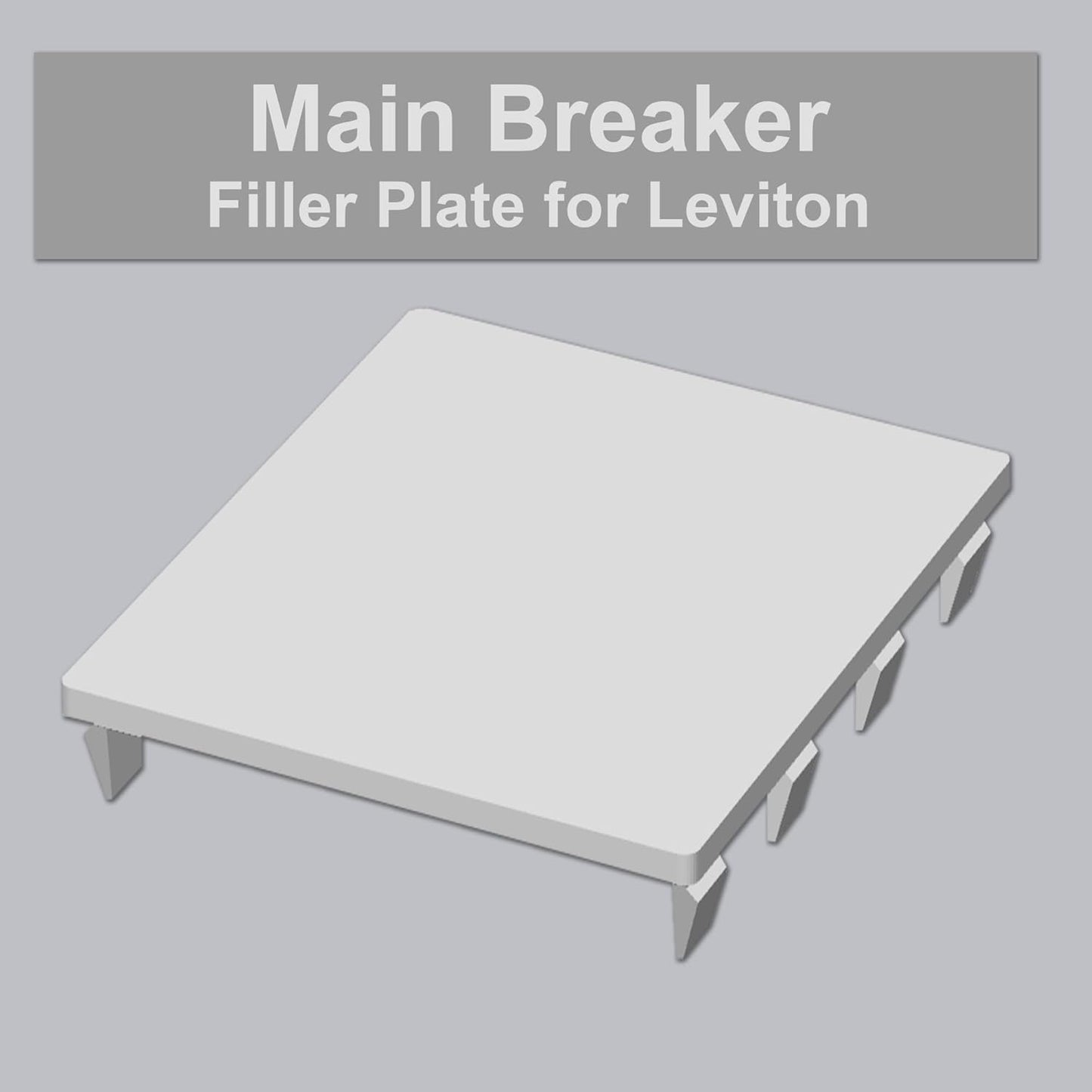 Placa repuesto interruptor principal Leviton 100-200A