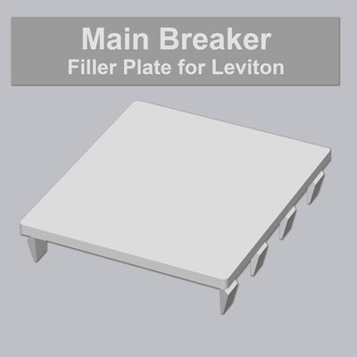 Placa repuesto interruptor principal Leviton 100-200A