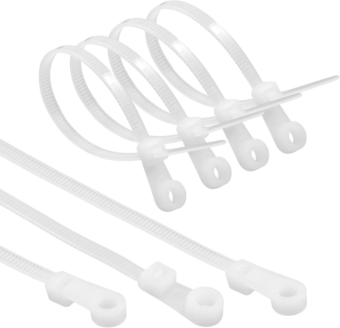 Pack 200 Bridas Nylon Blanco 6pulg Interior Exterior