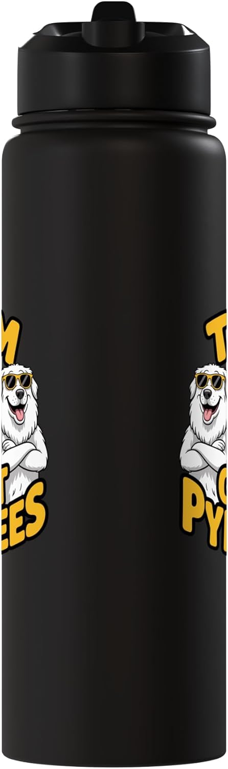 Botella agua acero inox aislada perro Gran Pirineo