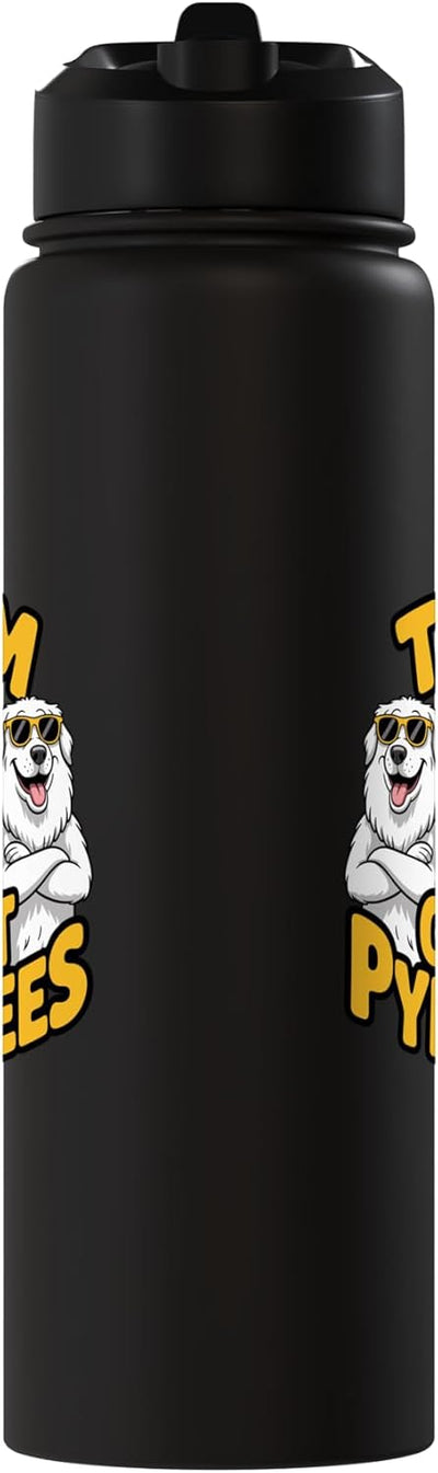 Botella agua acero inox aislada perro Gran Pirineo