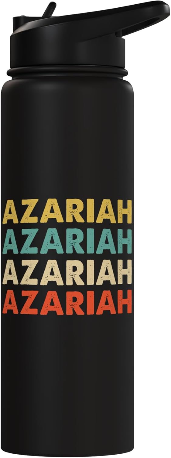 Botella de agua acero inoxidable Azariah Name