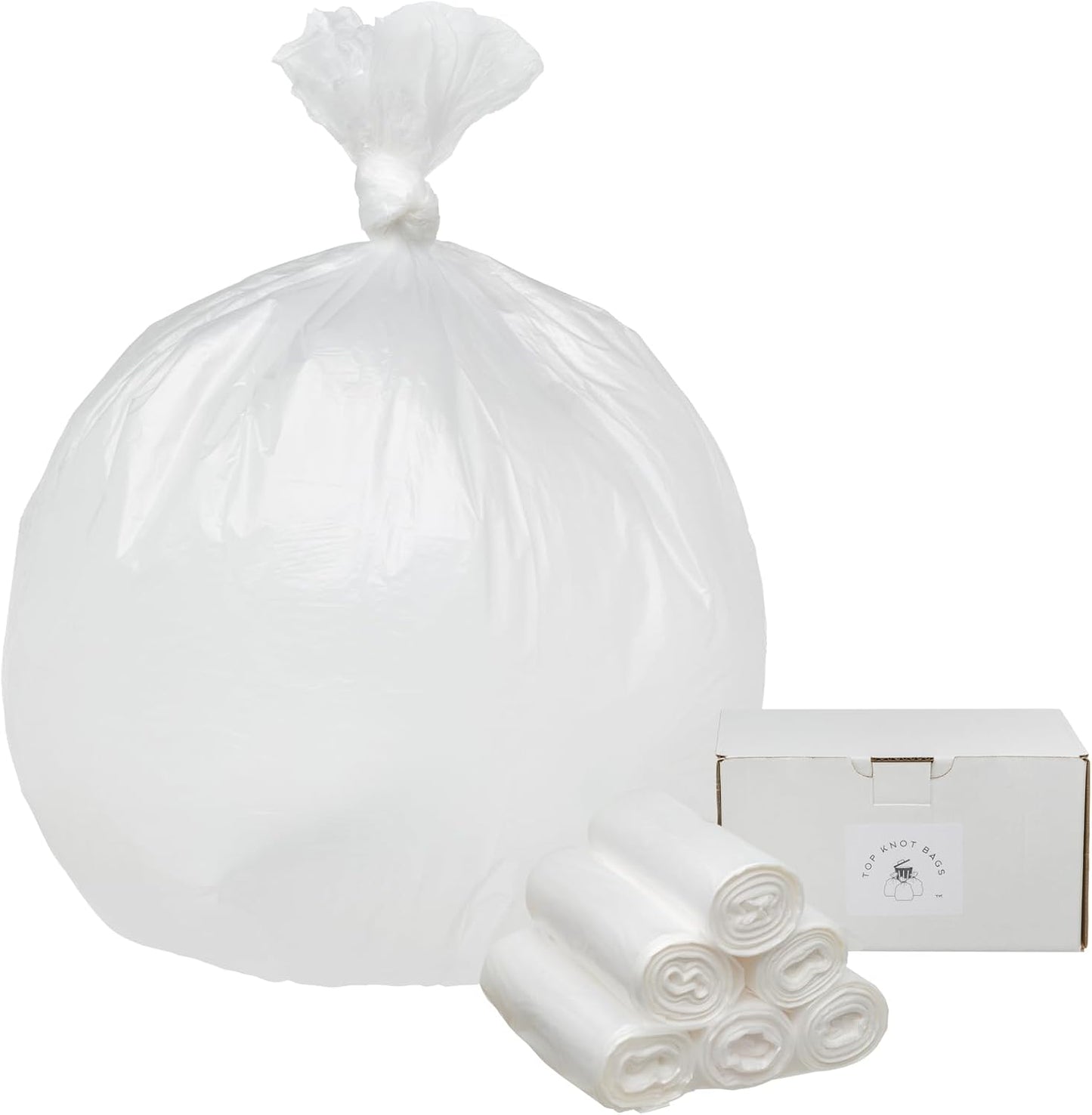 Bolsas basura 33gal 33x40pulg transparente 150uds forro latas