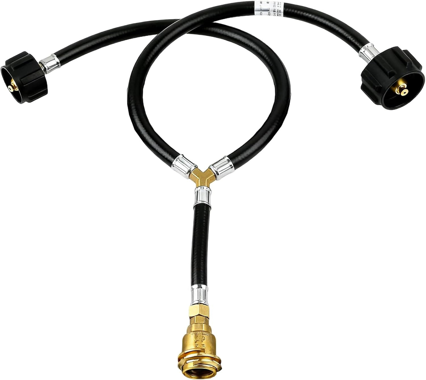 Adaptador manguera en Y propano tanque doble 5-20 lb