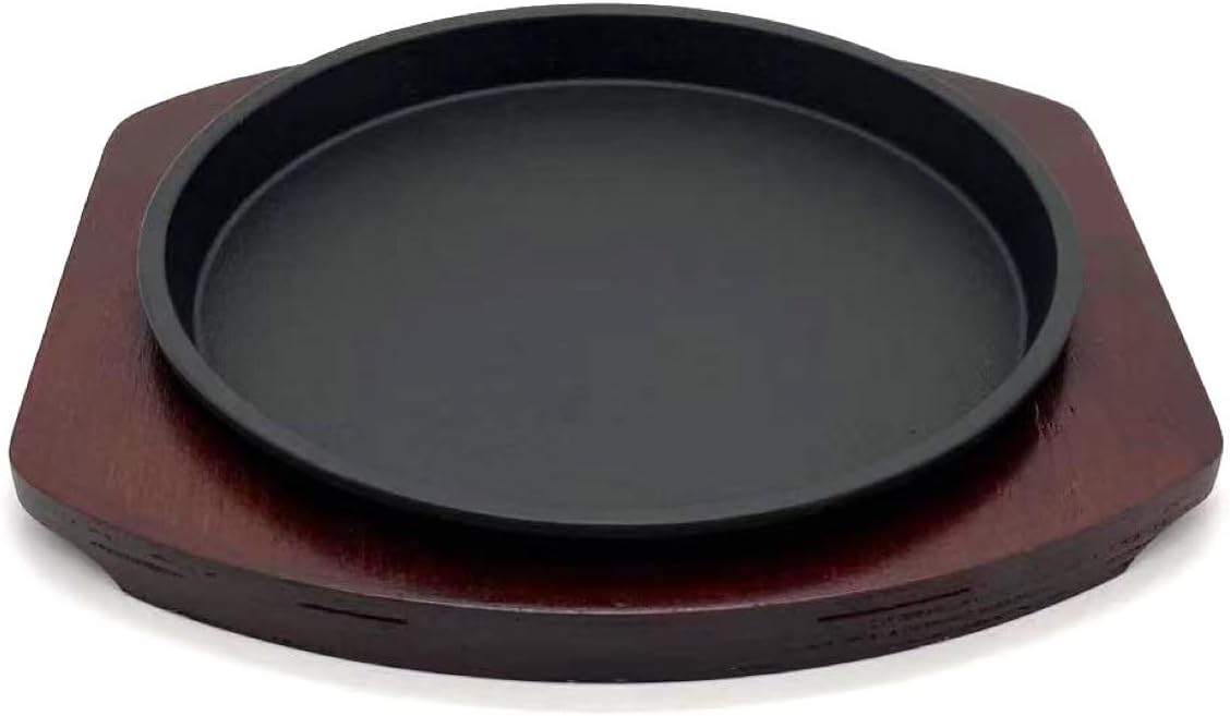Plato de fajita de hierro fundido 9 pulgadas