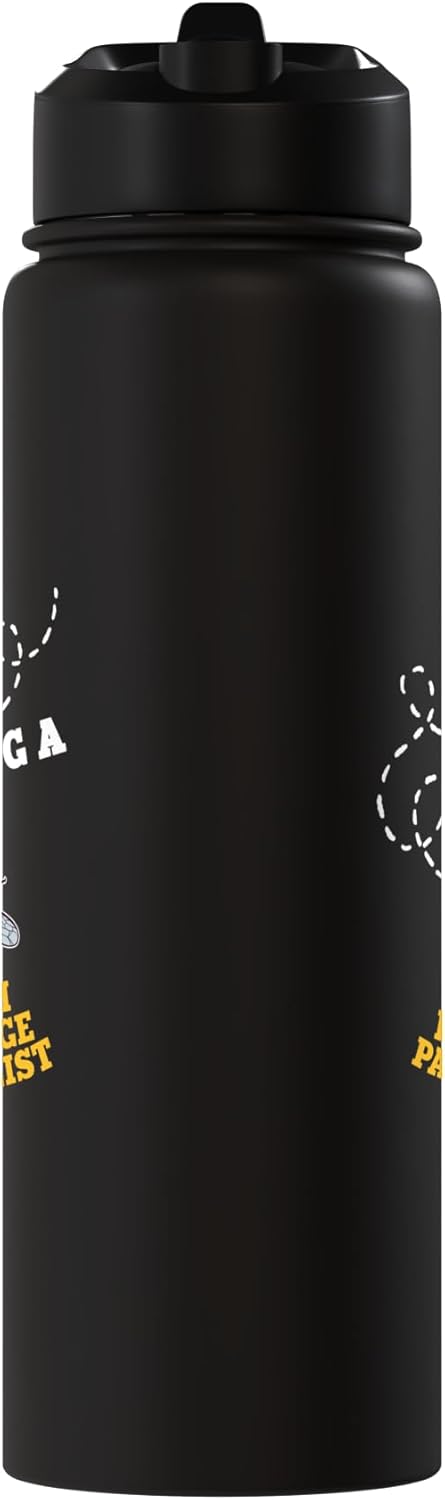 Botella agua acero inox aislada profesional