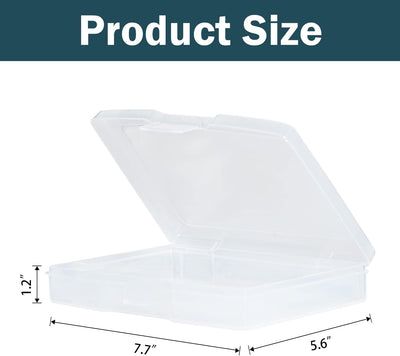 Estuche 5x7pulg 12 organizadores transparentes manualidades