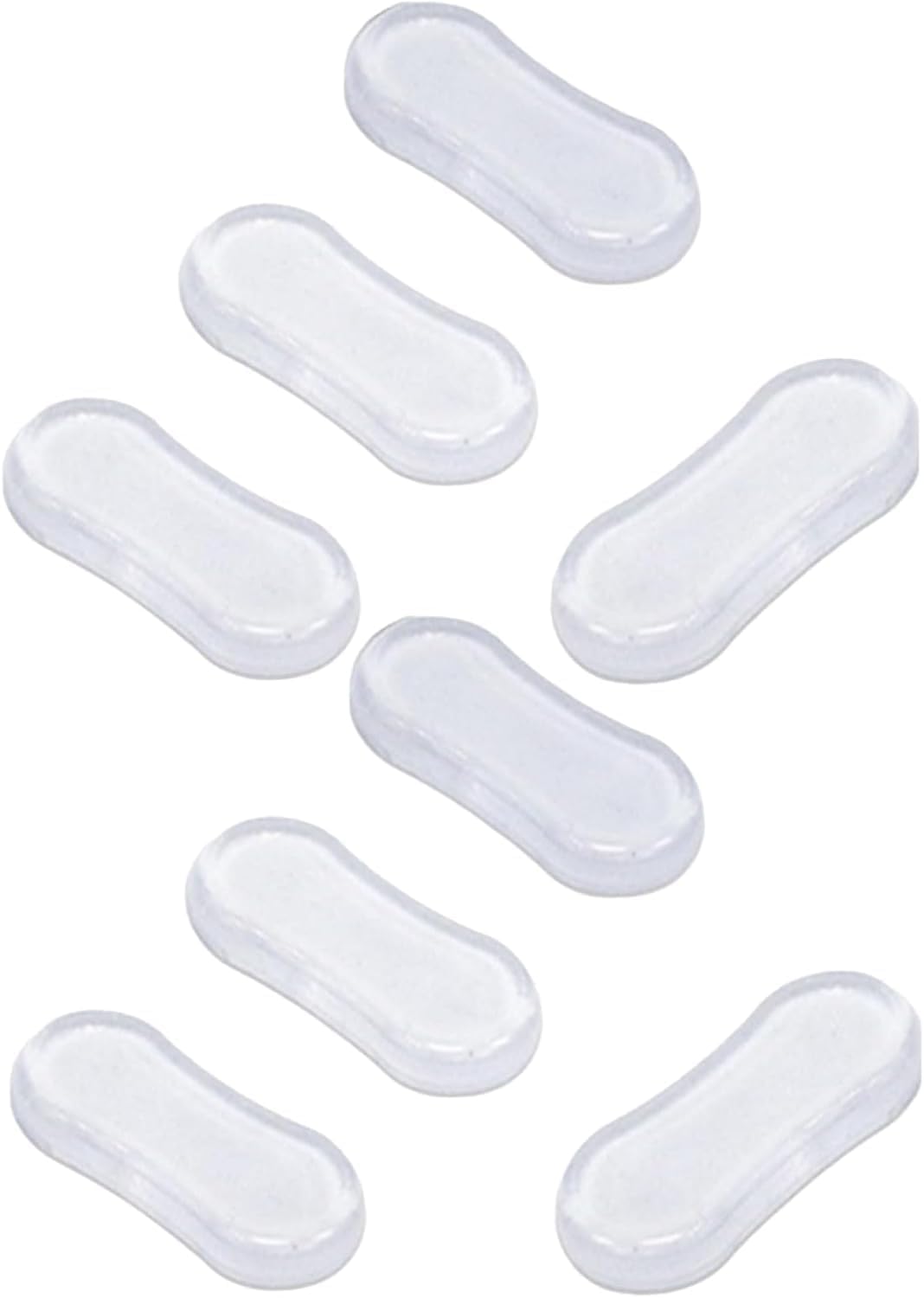 Set 8 Pzas Parachoques Inodoro Silicona Adhesivo Transparente