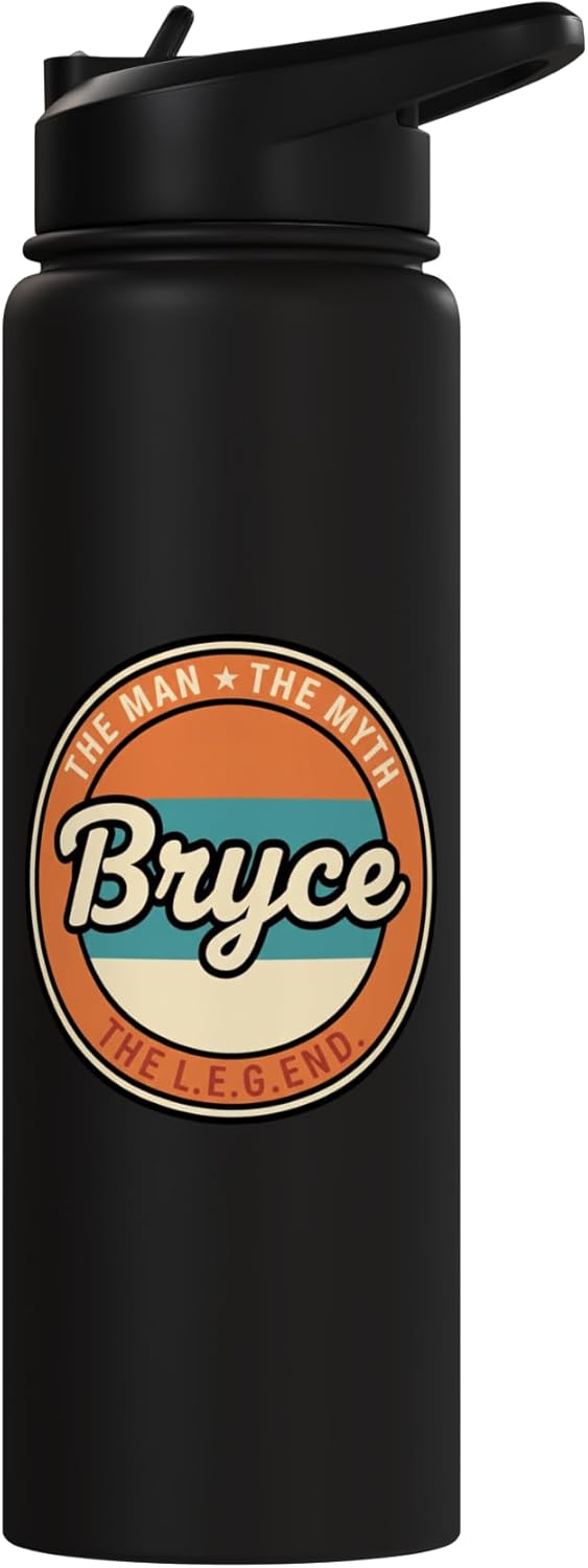 Botella agua acero inox aislada Dad Retro Bryce