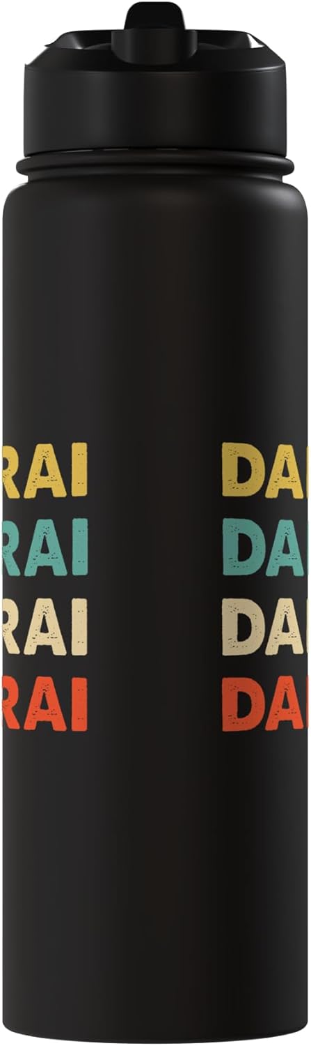 Botella de agua aislada de acero inoxidable Dakarai Name