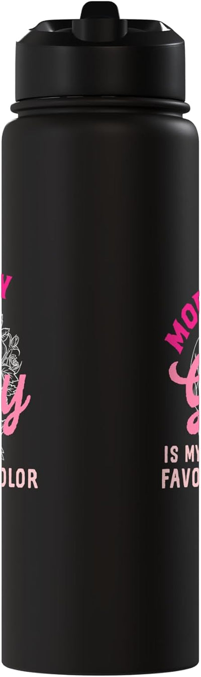 Botella de agua acero inoxidable aislada libro romance oscuro spicy