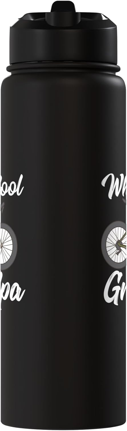 Botella de agua acero inoxidable aislada para ciclismo BMX