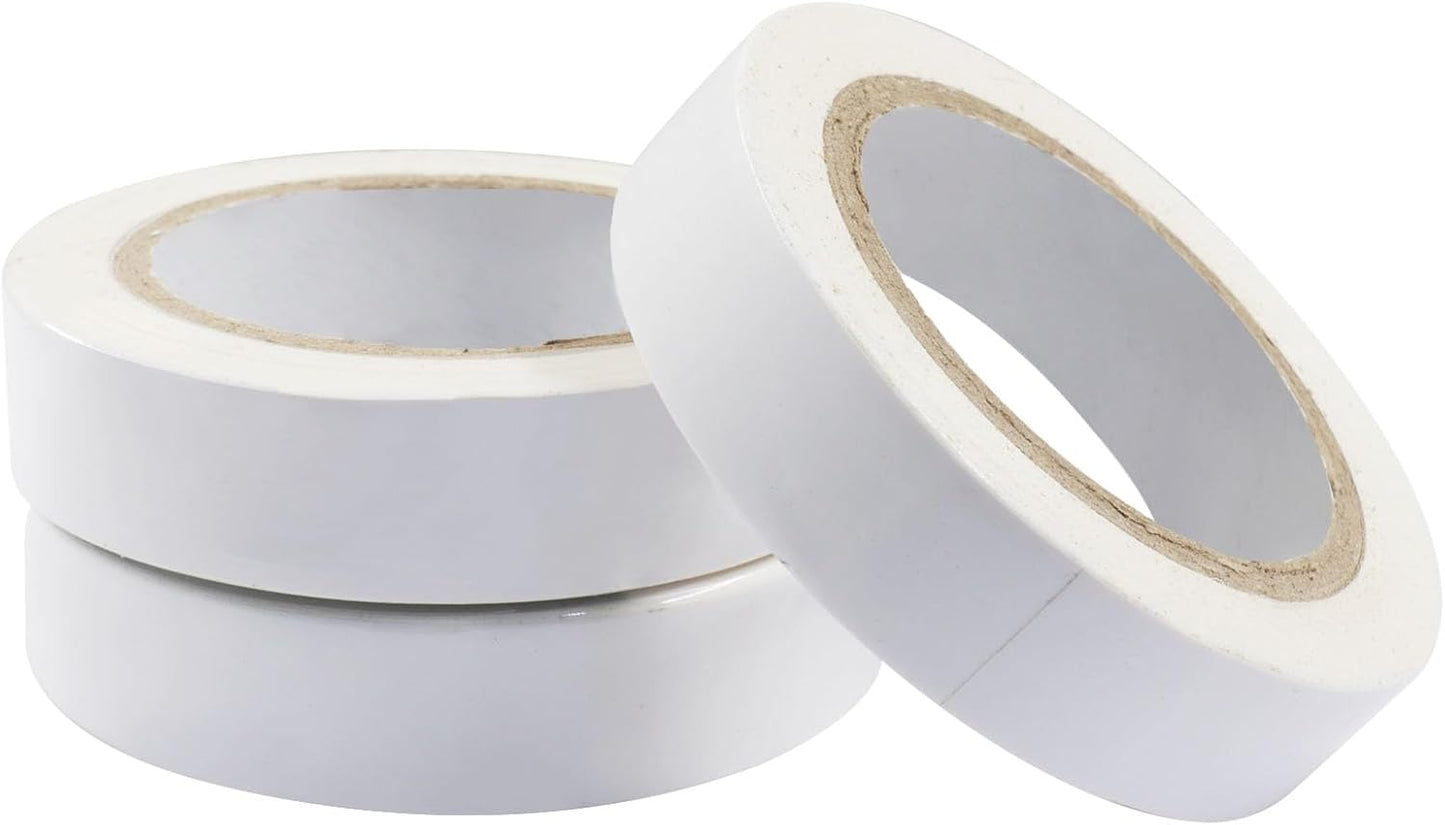 Pack 3 Cintas Eléctricas PVC 0.62pulg x 32.8pies Impermeables