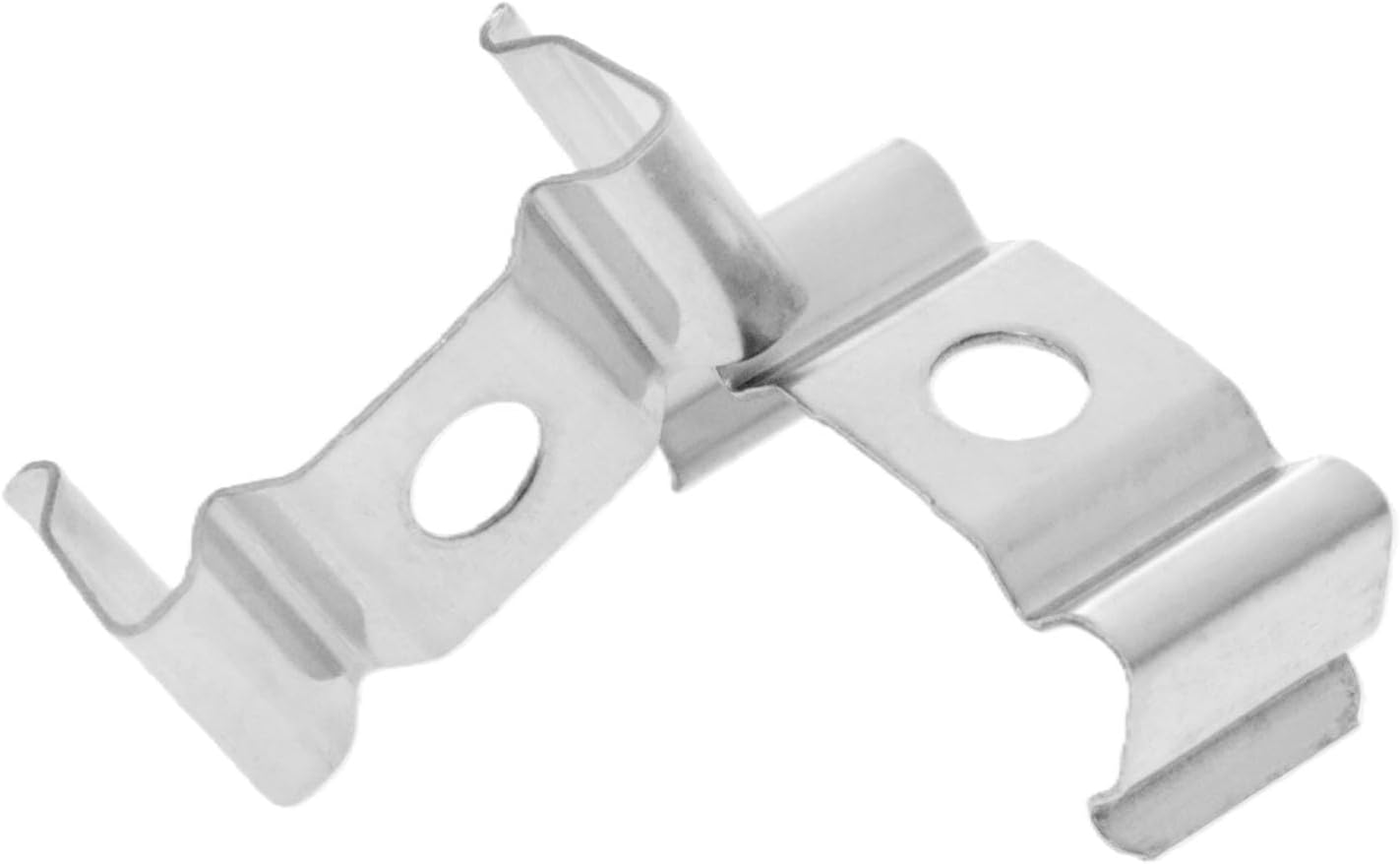 Set 24 Clips Montaje Tira Led Forma U Difusores Cubierta