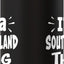 Botella de agua acero inoxidable aislada South Holland