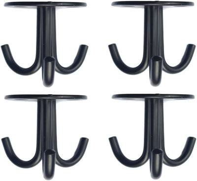 Gancho acero inox 3 garras para bata toalla baño dormitorio