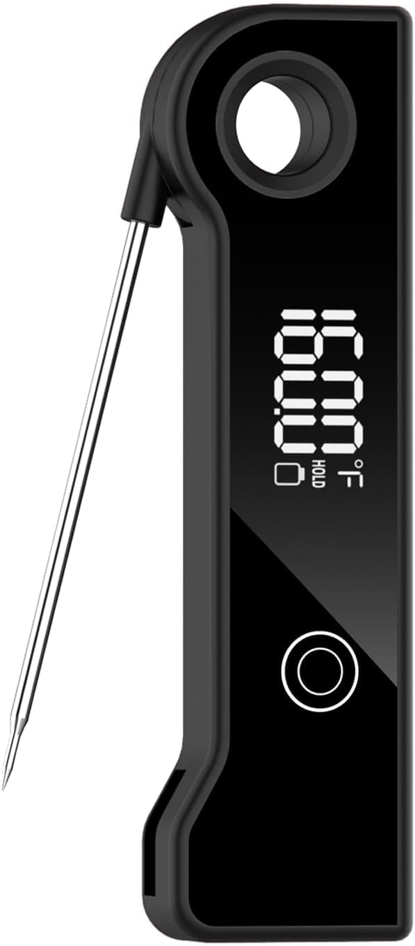 Termómetro digital carne lectura rápida IP67 pantalla LED grande
