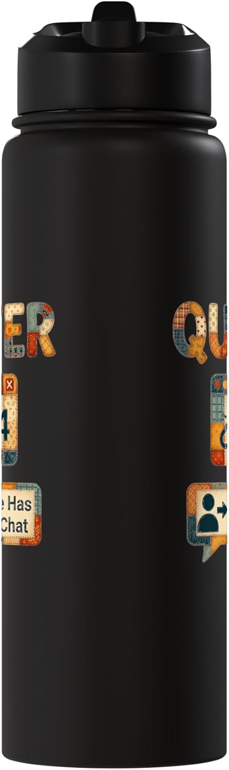 Botella de agua acero inoxidable Quitter 404 despedida