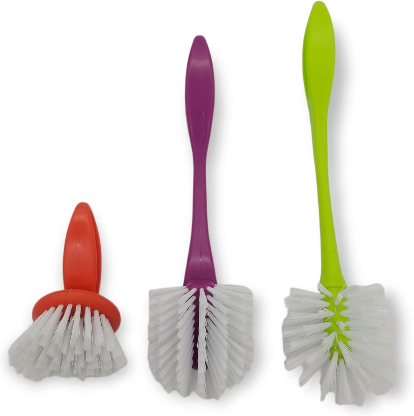Set 3 Pzas Cepillos Limpieza Platos Varios Tamaños