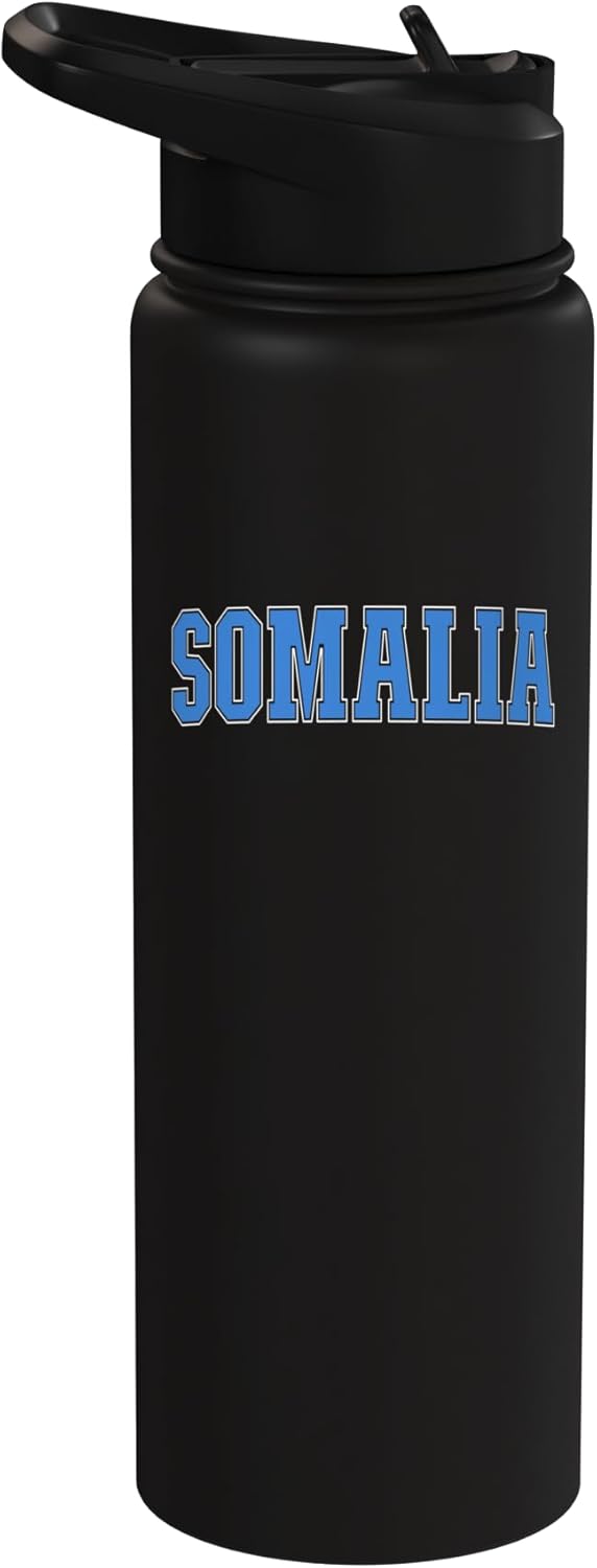 Botella de agua acero inoxidable insulada patriota somalí