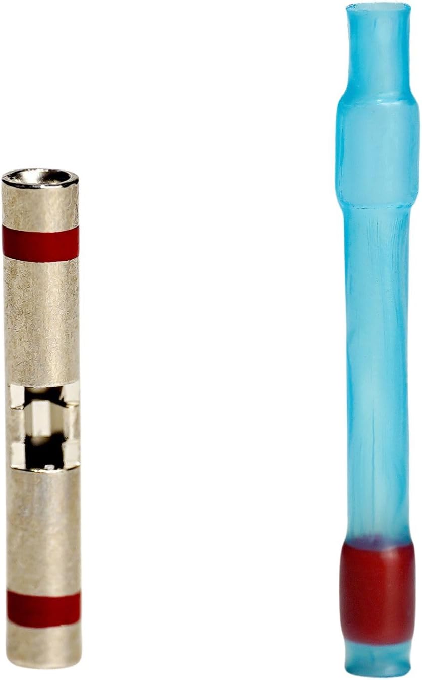 Conectores termorretráctiles D-436-36 26-20 AWG rojos 10 Pzas